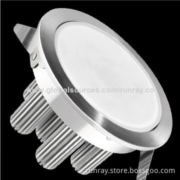 15W LED Downlight, 85-265V AC, Bridgelux Chip, 3-year Warranty, Aluminum Housing, ISO9001 Factory